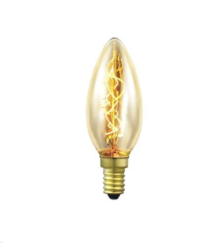 Лампа "RETRO C35 GOLD", 40w, E14